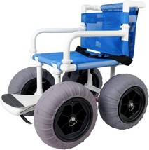 Beach Wheelchair, 16&quot; Balloon Tires for Soft Sand - Used Once - $654.11