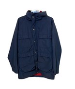 L.L. Bean Vintage Navy Blue Parka Mens Size Medium Wool Lined Winter Coa... - £36.05 GBP