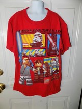 Lego Star Wars Battle For The Galaxy Red Short Sleeve Shirt Size L (14/16) Boy&#39;s - £10.50 GBP