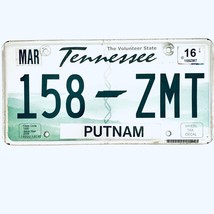 2016 United States Tennessee Putnam County Passenger License Plate 158 ZMT - $16.10 CAD