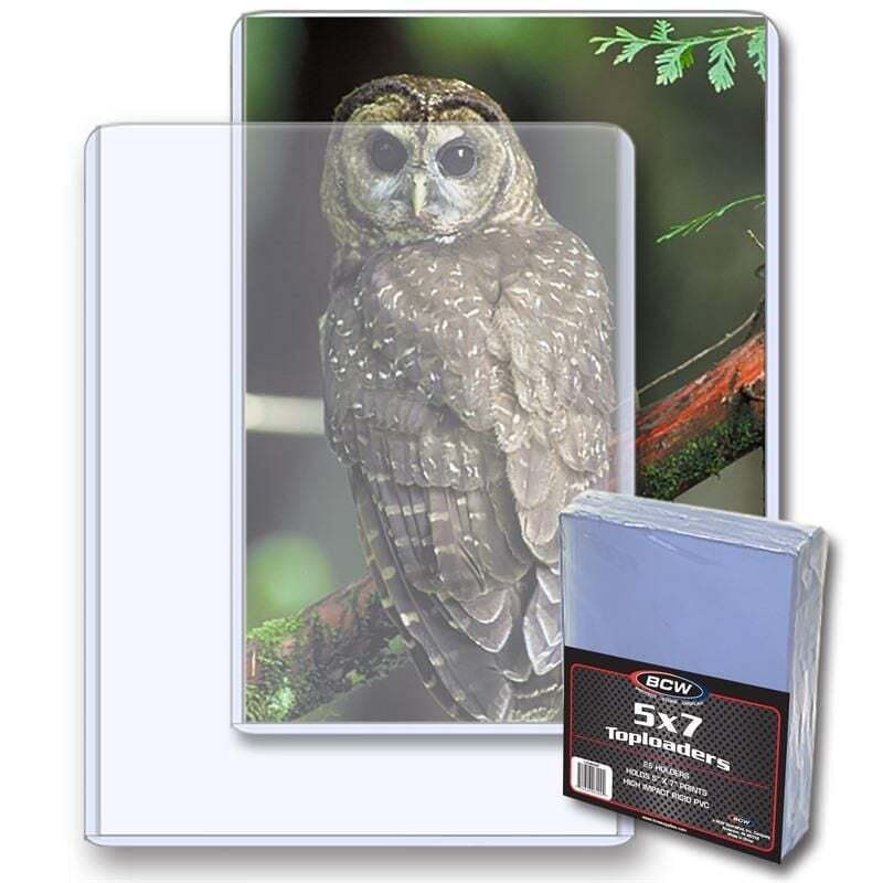 1 pack of 25 BCW 5&quot; x 7&quot; Topload Holders - $20.57