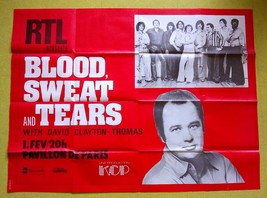Blood, Sweat And Tears - Original Concert Poster - Affiche - 1977 - £103.82 GBP