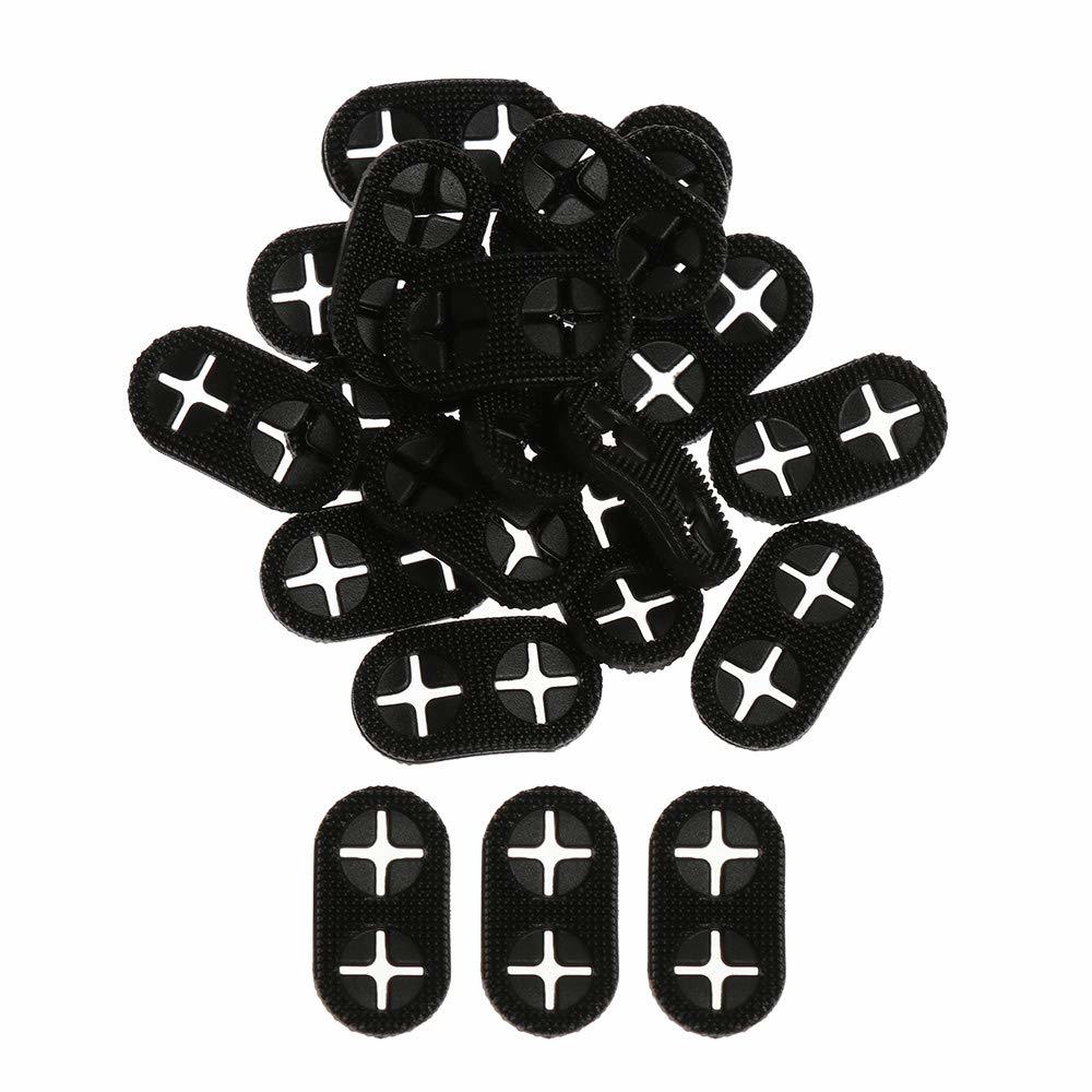 Primary image for 20pcs Ear Cord s Tighten Anti-Slip Elastic Band Buckles Adjustable Beads Drawstr