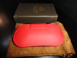 Brizard and Co Racing Red  V Cutter with pouch NIB image 6