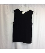 TAPEMEASURE S Small Sleeveless Blouse Black Woman&#39;s - $10.46