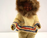 D&amp;C Dee an Cee Koweeka Doll Canada Hudsons Bay 1960 Inuit Toy w/ Fur Coa... - $28.84