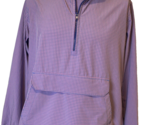 Mizzen + Main Leeward Blue and Pink Checked Long Sleeve 1/2 Zip Henley S... - $14.24