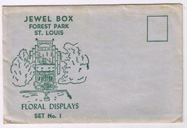 Postcard Envelope Jewel Box Forest Park St Louis Floral Displays No 1 - £3.15 GBP