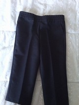 pomme care black elastic waist trousers special occassion 12 months - £5.87 GBP