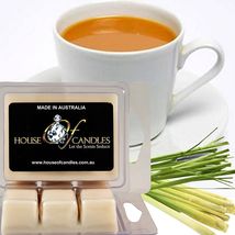 White Tea &amp; Lemongrass Eco Soy Wax Candle Wax Melts Clam Packs Hand Poured Vegan - £11.25 GBP+