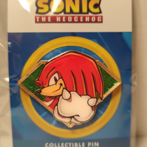 Knuckles The Echidna Full Color Enamel Pin Official Sonic Sega Collectible - $14.50