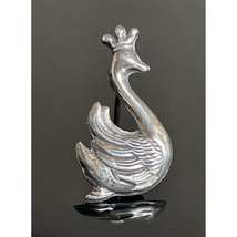 925 STERLING SILVER QUEEN SWAN  BROOCH SKY - $523.39 MXN