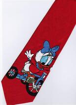 Daisy Duck Disney Cycling Aerobic RED Necktie - $19.99