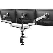 HUANUO Triple Monitor Stand - Full Motion Articulating Gas Spring Monitor Mount  - £175.85 GBP