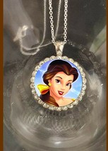 Belle Beauty and the Beast Disney Princess  925 silver necklace - $16.50