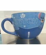 Silver Buffalo Lilo and Stitch Wavy Style Ceramic Soup Mug 24 Ounce Blue - $13.86