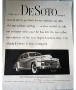 DeSoto Owner Would Never Go Back  Advertising Print Ad Art 1948 - €5,20 EUR