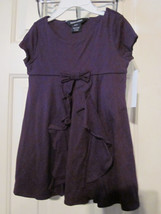 Nwt - Ralph Lauren Plum Girl's Size 2T Short Sleeve Dressy Dress - $36.99