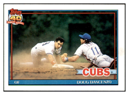 1991 Topps Doug
  Dascenzo    Chicago Cubs Baseball Card
  GMMGC - £0.57 GBP