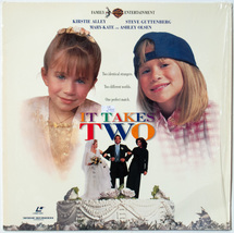 Laser Disc It Takes Two Kirstie Alley Steve Guttenberg Mary-Kate Ashley ... - $8.00