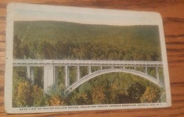 015 VTG Postcard Traver Hollow Bridge Ashokan Reservior Catskills NY Swa... - £5.52 GBP
