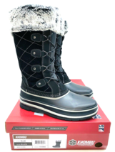 Khombu Women&#39;s Ellie Winter Boots - Black , US 9M - £27.98 GBP
