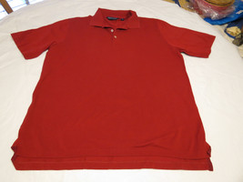 Mens Ralph Lauren Polo Golf  L Red short sleeve Pima cotton Shirt EUC@ - £22.61 GBP