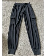 Rachel Zoe Women Rid-Rise Black Jogger Size XS Pockets Ankle Active Pull On - $44.87 CAD