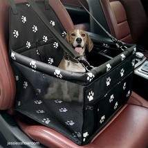 Pet Car Seat Keep Doggie Kitty Safe Secure Easy To Install Up To 11 Lbs New - £37.36 GBP
