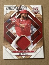 2020 Panini Elite Extra Edition Prospect Materials Red /49 Jo Adell #PM-JA - £11.39 GBP