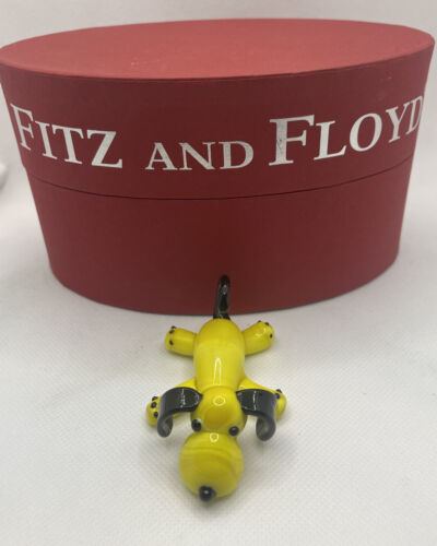 Fitz anf Floyd Quincy Glass Dog - $24.75