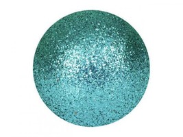 EUROPALMS Decorative Ball 1 3/8in, Turquoise, Glitter 48x - £13.40 GBP