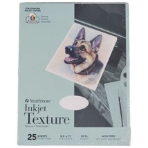 Strathmore Inkjet Texture 25 Sheets 8.5&quot; x 11&quot; - £11.19 GBP