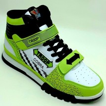 Men&#39;s Troop Cobra Lime Green | White | Black High-Top Sneakers NWT - £76.76 GBP