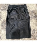 BLANKNYC City Bound Faux Leather Snap  Midi Pencil Skirt Evereve Whimsig... - $26.86 CAD
