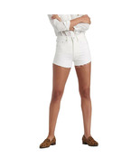 Lucky Brand Women&#39;s Lucky Pins Cuttoff Jean Shorts, White, 6 / 28 (6320-9) - $49.50