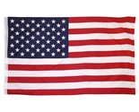 U.S.A. USA Stars Stripes 2.5&#39; X 4&#39; (29&quot; X 48&quot; AMERICAN SLEEVE / GROMMET ... - $4.44