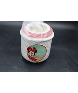 Hallmark Disney Minnie Mouse Cookie Jar Cannister Christmas Decor - $21.78