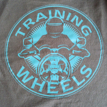 T Shirt Jersey Motorcyle Training Wheels Long Sleeve Adult Size M Medium - £11.76 GBP