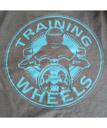 T Shirt Jersey Motorcyle Training Wheels Long Sleeve Adult Size M Medium - £12.06 GBP