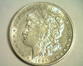 1884-S Morgan Silver Dollar About Uncirculated+ Au+ Nice Original Coin Bobs Coin - £355.71 GBP