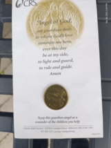VTG Ephemera ANGEL OF GOD GUARDIAN ANGEL COIN - £7.70 GBP