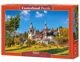 500 Piece Jigsaw Puzzle, Castle Peles, neo-Renaissance castle, Romania , Adult P - £12.85 GBP
