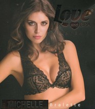 Bralette Balconette Lace Padded Underwire Love and Bra Art. Michelle - £7.27 GBP