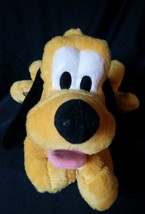 Disney Store Authentic Dog Pluto Stuffed Animal Plush 15&quot; Soft Gift EUC - £12.76 GBP