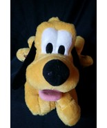 Disney Store Authentic Dog Pluto Stuffed Animal Plush 15&quot; Soft Gift EUC - €13,88 EUR