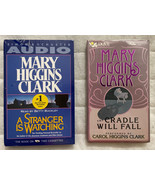 The Cradle Will Fall &amp; A Stranger Is Watching Mary Higgins Clark Tape Au... - £66.63 GBP