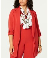 MSRP $149 Bar Iii Trendy Plus Size Belted Shawl-Collar Jacket, Size 1X NWOT - $34.00