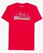 Bass Outdoor Men's Float T-shirt in Mountain Red-XL - $13.97
