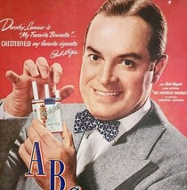 1947 Bob Hope Chesterfield Cigarettes Movie Film Advertisement Tobacco D... - $39.99